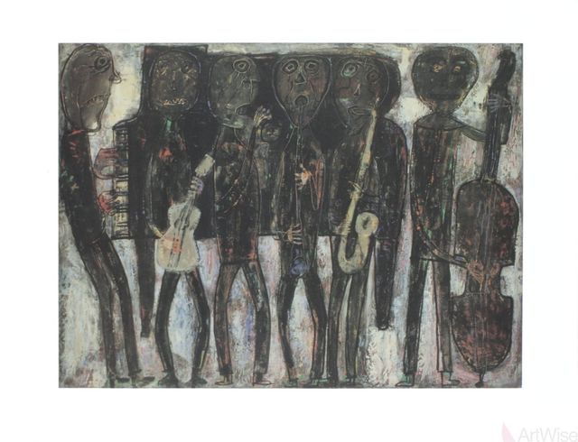 Jean Dubuffet Jazz Band (1990) Artsy
