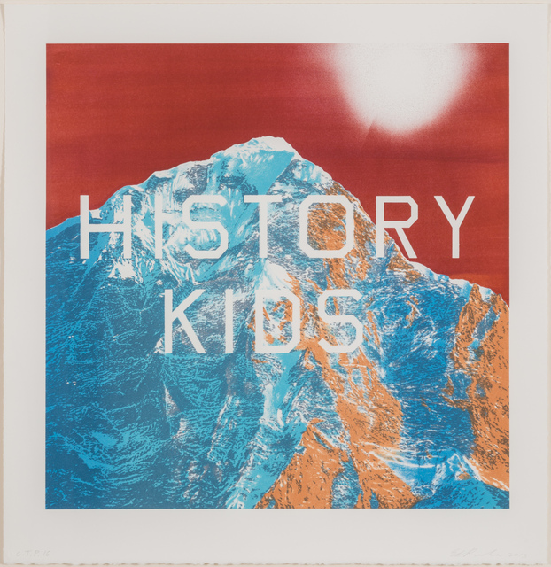 Ed Ruscha, ‘History Kids’, 2013, Print, Eight-color lithograph, Various Small Fires