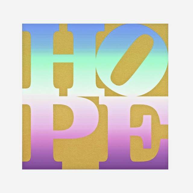 Robert Indiana, ‘Four Seasons of HOPE Book (Gold)’, 2012, Print, Silkscreen on coventry archival rag, Artsy x Wright
