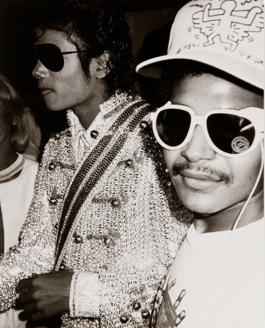 Andy Warhol, ‘Andy Warhol Photograph of Michael Jackson Eazy-E Wearing a Keith Haring Hat’, Hedges Projects