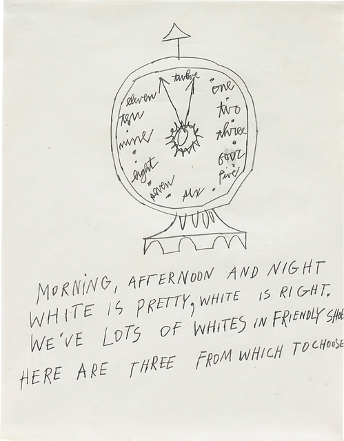 Andy Warhol, ‘Clock’, 1953, Phillips
