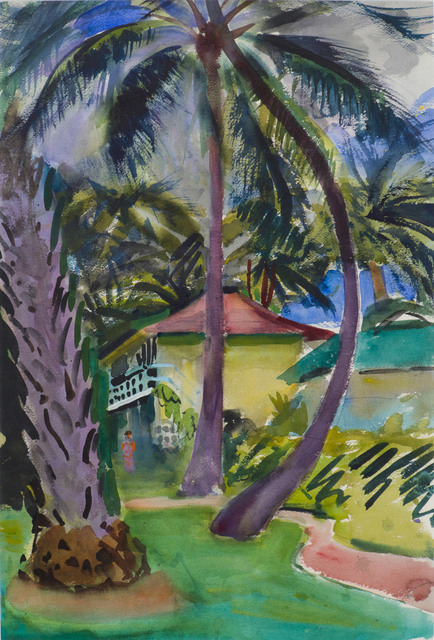 Charles Hopkinson, ‘Courtyard, Honolulu’, 19th -20th Century, Vose Galleries