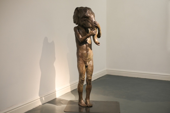 Beth Carter, ‘Standing Elephant’, Sculpture, Bronze, Hugo Galerie
