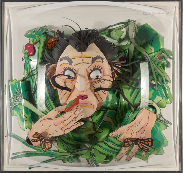 Red Grooms, ‘Dali Salad II’, 1980, Mixed Media, 3-D screenprint and lithograph in colors, on Arches paper, Japanese paper, vinyl cut-outs, and ping-pong balls mounted to white painted museum board backing, Heritage Auctions