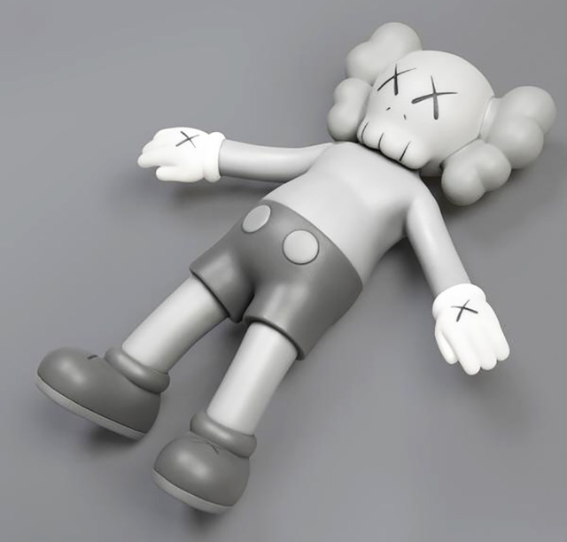 KAWS, ‘KAWS Hong Kong Holiday Companion (KAWS grey holiday companion)’, 2019, Sculpture, Vinyl figurine, Lot 180