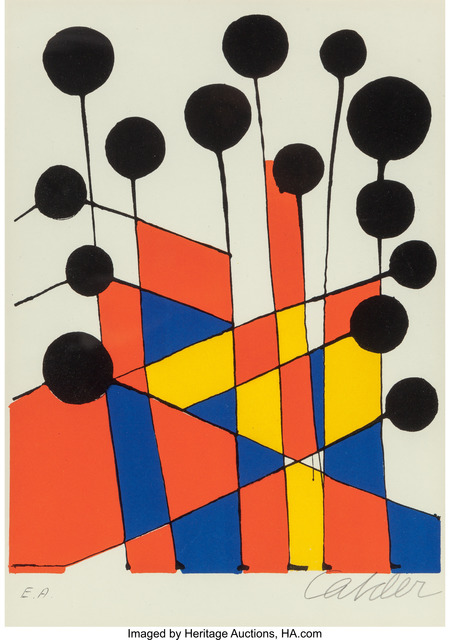 Alexander Calder, ‘Untitled (Balloons) from XXe Siecle No 37’, 1971, Heritage Auctions