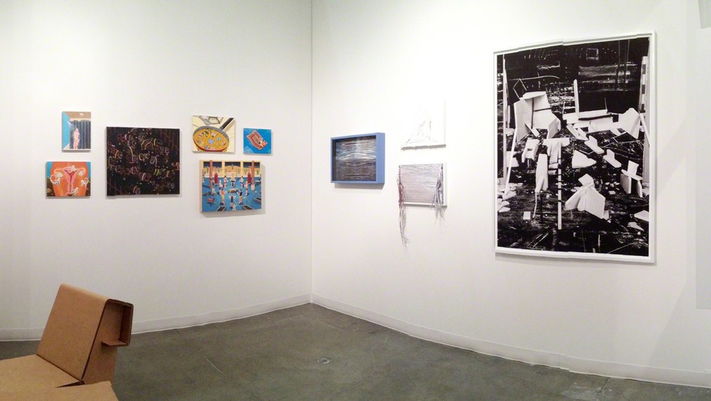 Ralph Pugay, Ben Buswell, and Rodrigo Valenzuela works on display during the Seattle Art Fair. Ralph Pugay, Ben Buswell, and Rodrigo Valenzuela works on display during the Seattle Art Fair.
