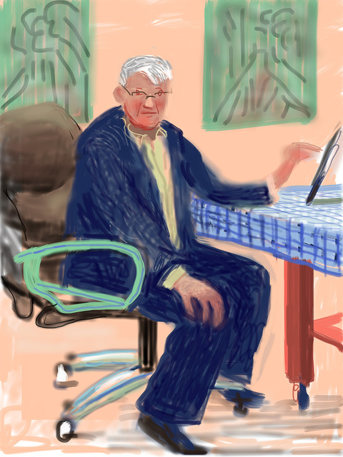 David Hockney, ‘Self Portrait, 25 March 2012, No. 3 (1236)’, 2012, National Gallery of Victoria