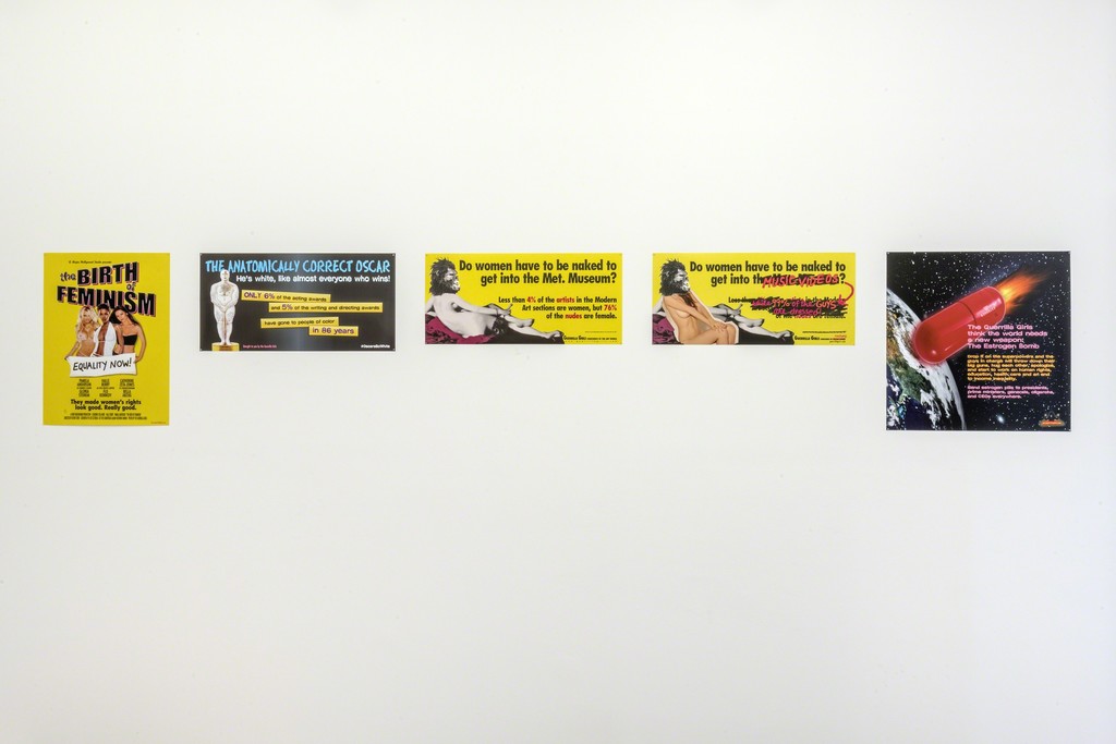 "The Guerrilla Girls and La Barbe", exhibition view at mfc-michèle didier.
© Charles Duprat "The Guerrilla Girls and La Barbe", exhibition view at mfc-michèle didier.
© Charles Duprat