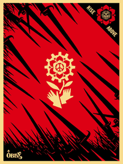 Shepard Fairey (OBEY), ‘Bayonettes’, 2006, Gregg Shienbaum Fine Art