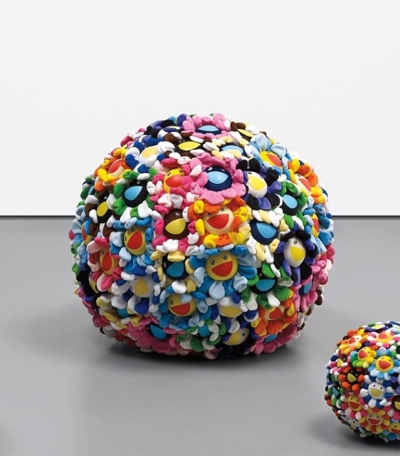Takashi Murakami, ‘Plush Flowerball ’, 2008, Sculpture, Polyester, acrylic boa, cotton and polyurethane., Little Art Piece