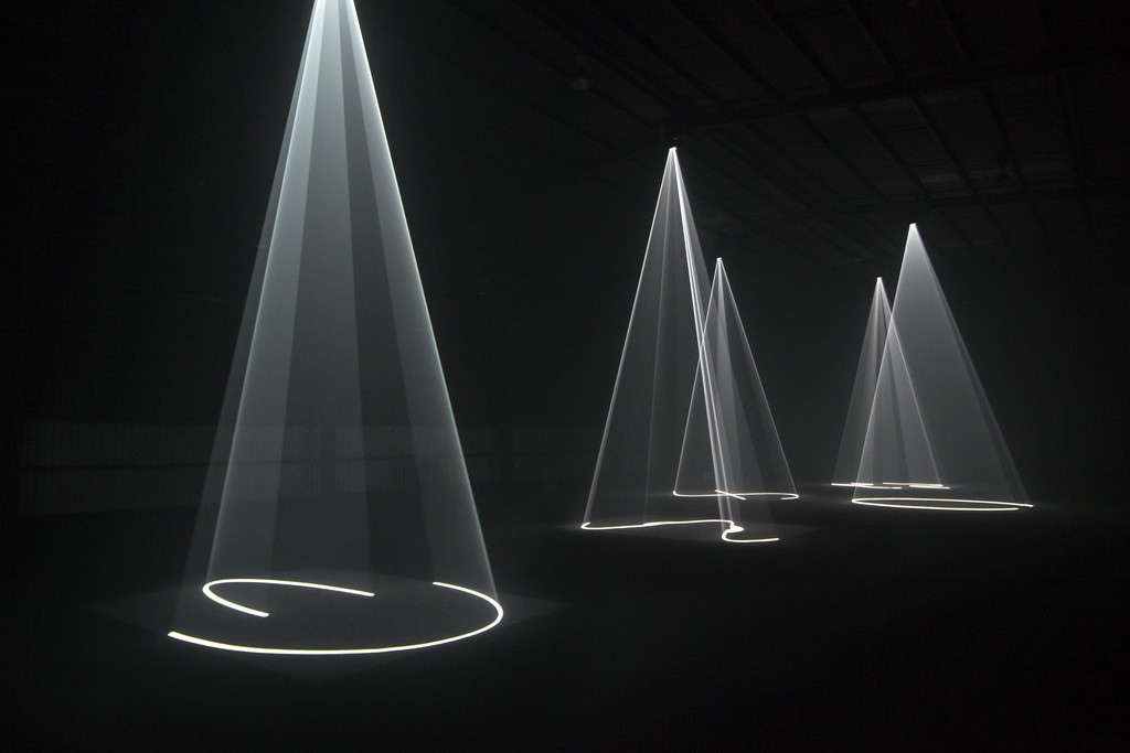 Anthony McCall,
‘Solid Light installation,’
Installation view, Dark Mofo 2015, Macquarie Point, Hobart, June 2015.
© Anthony McCall, image courtesy of Mona, Museum of Old and New Art, Hobart, Tasmania, Australia.
Photo credit: MONA/Rosie Hastie Anthony McCall,
‘Solid Light installation,’
Installation view, Dark Mofo 2015, Macquarie Point, Hobart, June 2015.
© Anthony McCall, image courtesy of Mona, Museum of Old and New Art, Hobart, Tasmania, Australia.
Photo credit: MONA/Rosie Hastie