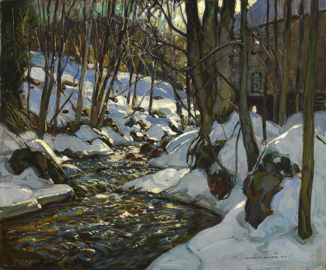 William Lester Stevens, ‘Below the Mill’, Painting, Oil on canvas, Avery Galleries