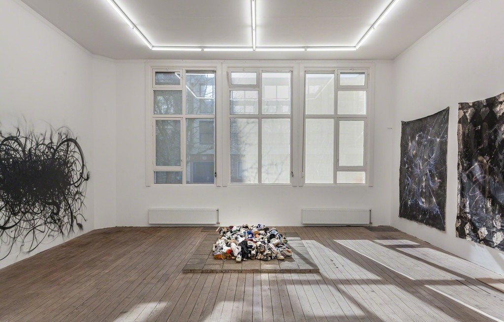 Installation view of Abstract Vandalism with work by Nug and Niels Shoe Meulman. Photo Peter Tijhuis. Installation view of Abstract Vandalism with work by Nug and Niels Shoe Meulman. Photo Peter Tijhuis.