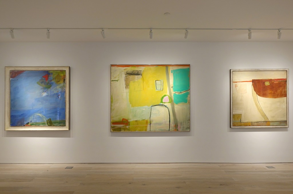 Installation view: "Color Harmonies: New Paintings by Chloë Lamb" Installation view: "Color Harmonies: New Paintings by Chloë Lamb"