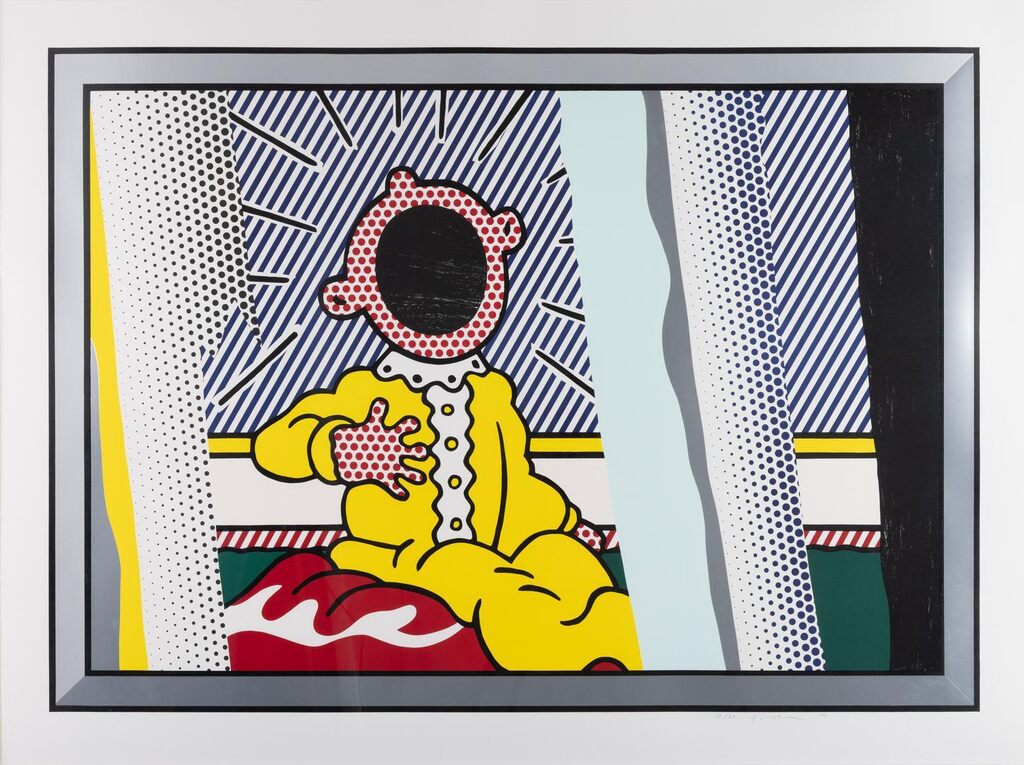 Roy Lichtenstein - Reflections on the Scream, from Reflections