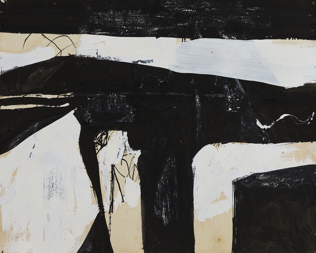 Charlotte Park, ‘Untitled (50-35)’, ca. 1950, Drawing, Collage or other Work on Paper, Gouache on paper, Berry Campbell Gallery