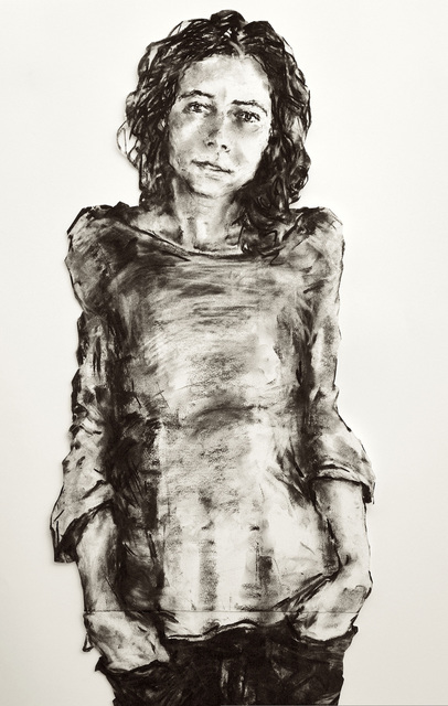 Gabriel Schmitz, ‘Mar’, 2020, Drawing, Collage or other Work on Paper, Carcoal on paper, Galeria Jordi Barnadas