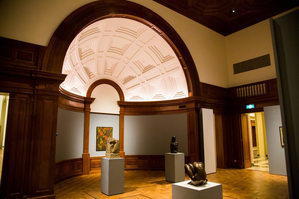 Installation view, "Between Declarations and Dreams: Art of Southeast Asia Since the 19th Century" at National Gallery Singapore (2016). Image courtesy of National Gallery Singapore Installation view, "Between Declarations and Dreams: Art of Southeast Asia Since the 19th Century" at National Gallery Singapore (2016). Image courtesy of National Gallery Singapore