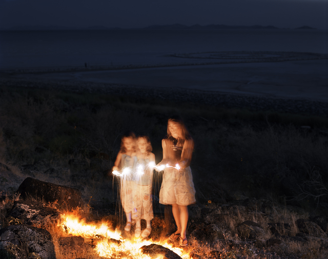 Laura McPhee, ‘Sparklers, Spiral Jetty, Gunnison Bay, Great Salt Lake, Box Elder County, Utah, 2004 1/5’, Gail Severn Gallery