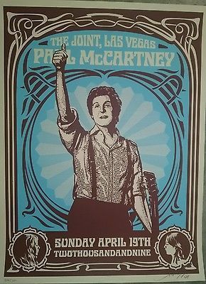 Shepard Fairey, ‘Paul Mccartney Hard Rock Cafe’, Bruce Lurie Gallery