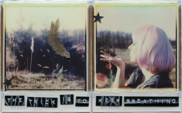 Julia Beyer, ‘The Trick Is To Keep Breathing, Century, Polaroid, Culture, Photography, Color’, 2017, Photography, Digital C-Print based on a Mixed Media Polaroid diptych, Instantdreams