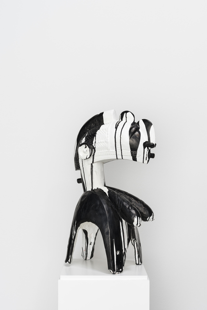 Kendell Geers, ‘Mutus Liber 78’, 2017, Sculpture, Indian ink on found object, Goodman Gallery