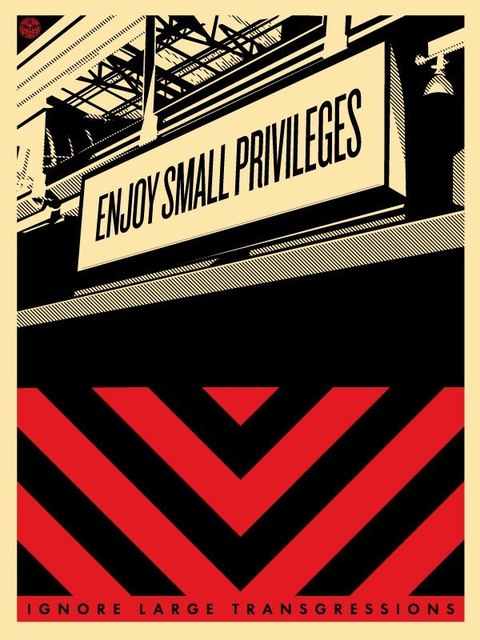 Shepard Fairey, ‘Small Privileges’, 2011, Dope! Gallery