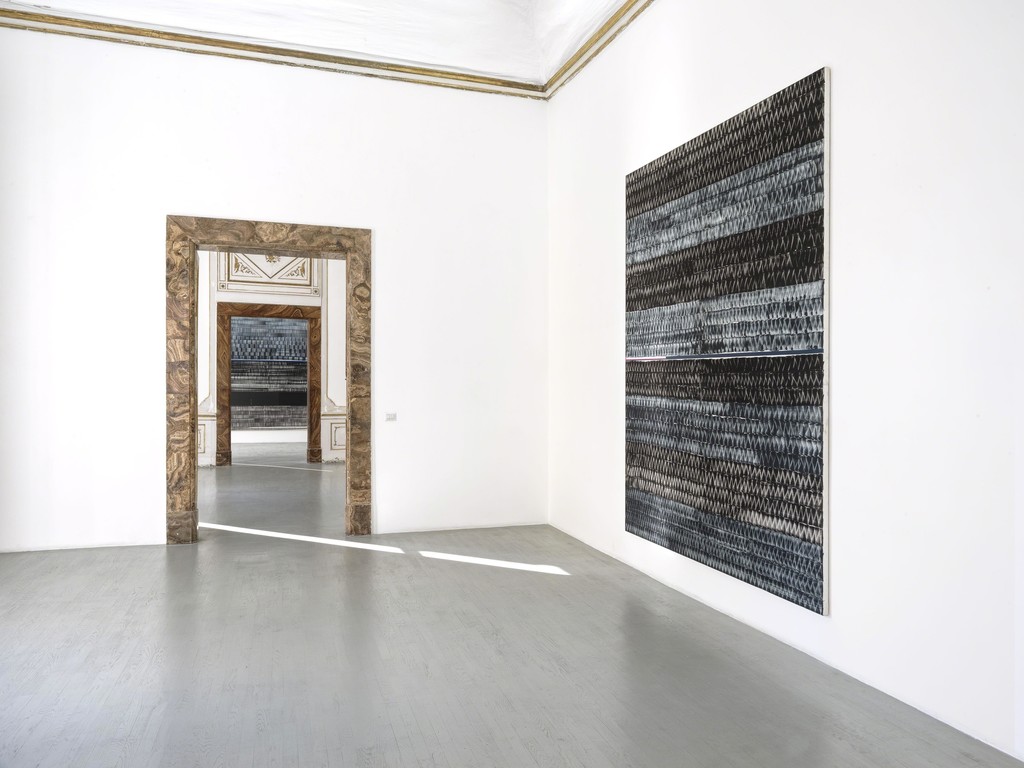 Juan Uslé - Pedramala - partial view of the exhibition - December 2018 – Galleria Alfonso Artiaco, Napoli - photo credit: Luciano Romano Juan Uslé - Pedramala - partial view of the exhibition - December 2018 – Galleria Alfonso Artiaco, Napoli - photo credit: Luciano Romano