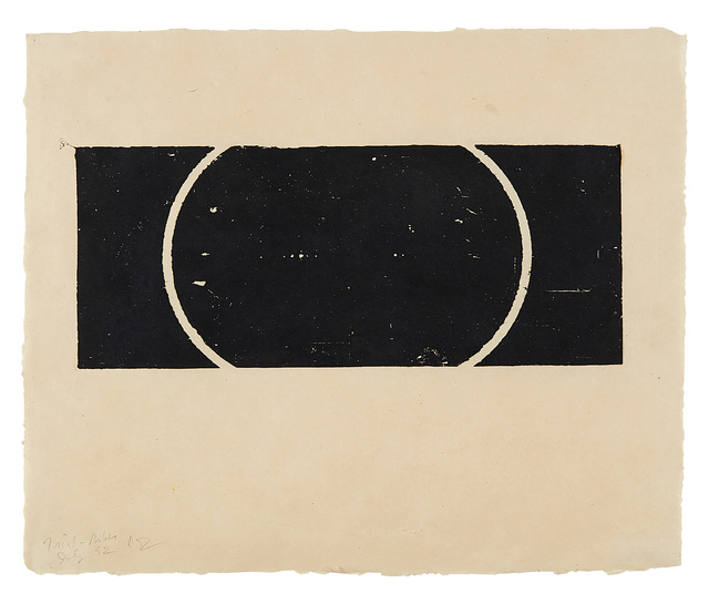 Donald Judd, ‘Untitled’, 1961/ 1993-94, Print, Woodcut printed in black on frostlite vellum paper, Carolina Nitsch Contemporary Art