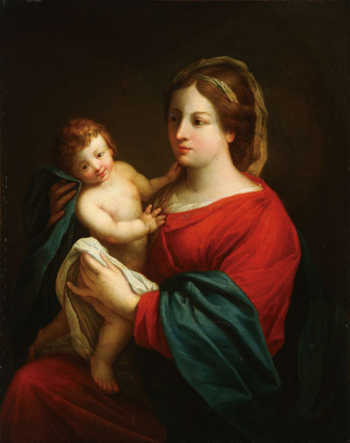 Pierre Mignard I, ‘Virgin and Child’, ca. 1650, Painting, Oil On Canvas, Queen Fine Arts