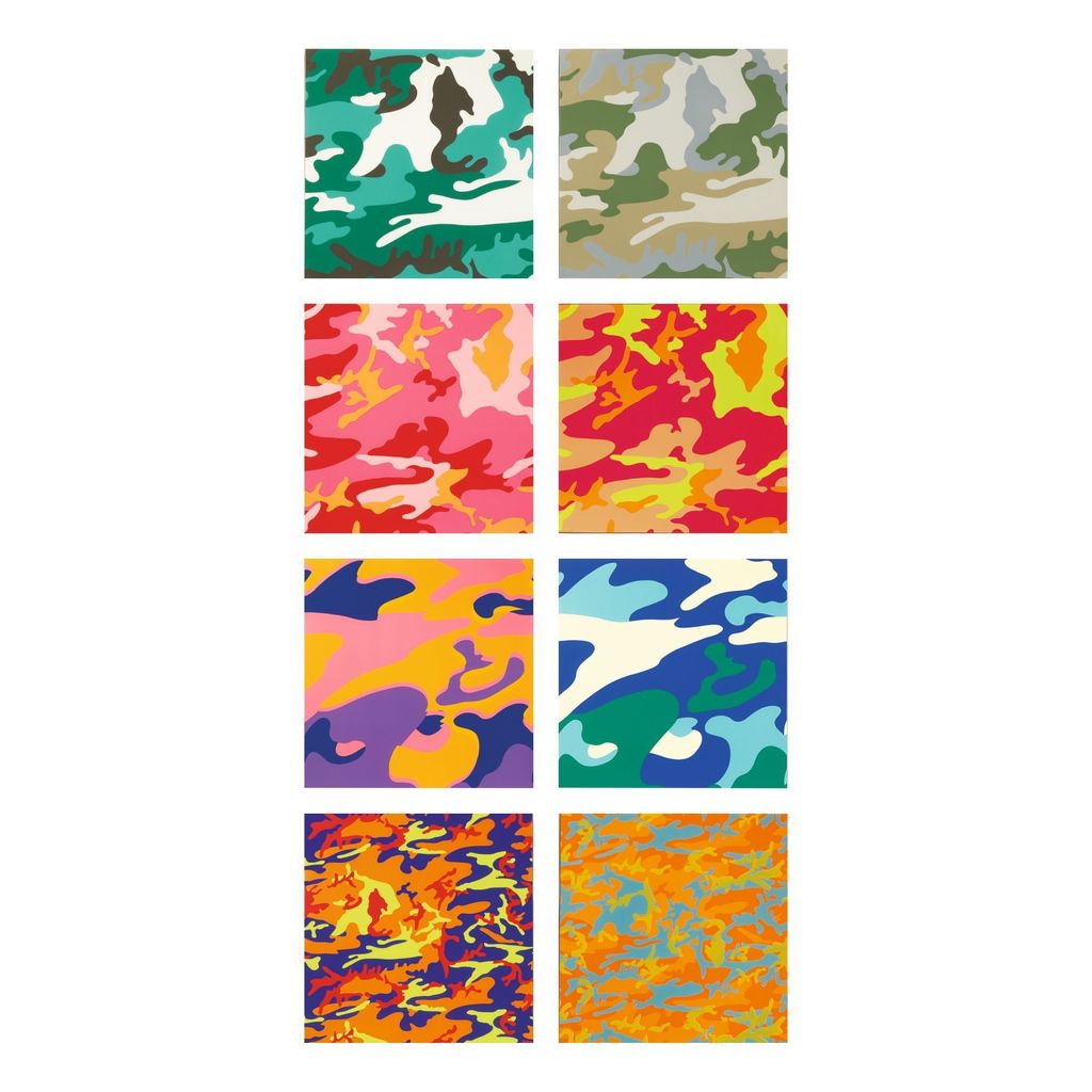 Andy Warhol - CAMOUFLAGE (F. & S. II.406 - 413)