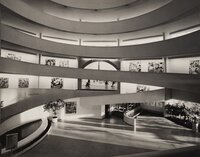 Solomon R. Guggenheim Museum Rotunda with Late Afternoon Shadows