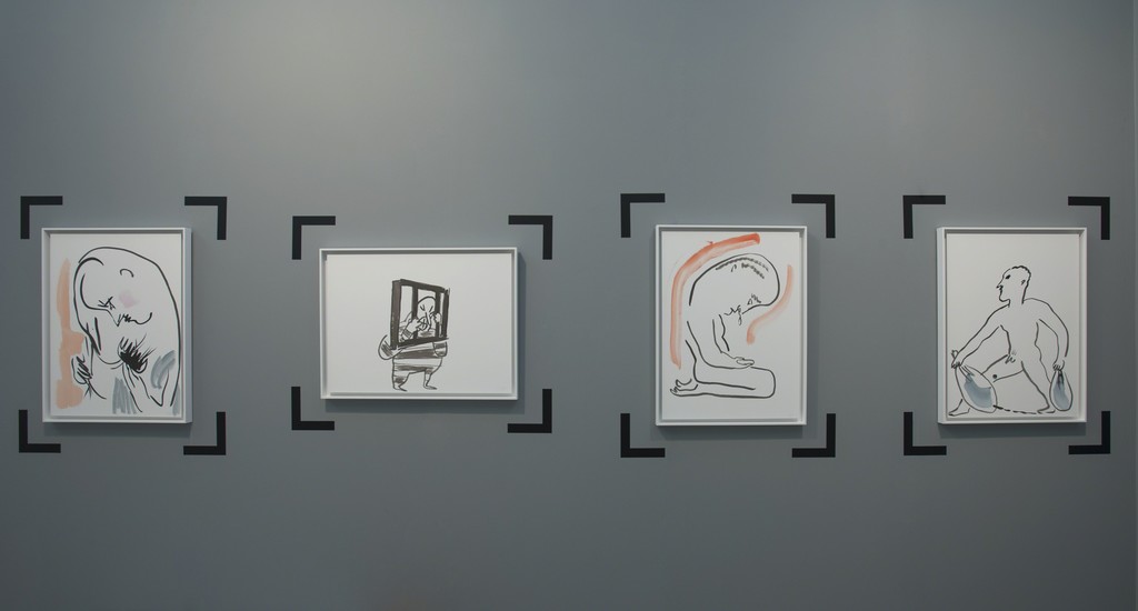 Exhibition view "Minor Concerns " Booth F4 - kamel mennour, Frieze London 2015, London, UK. Photo by Raphaël Fanelli. © ADAGP Camille Henrot. Courtesy the artist and kamel mennour, Paris
Exhibition view "Minor Concerns " Booth F4 - kamel mennour, Frieze London 2015, London, UK. Photo by Raphaël Fanelli. © ADAGP Camille Henrot. Courtesy the artist and kamel mennour, Paris