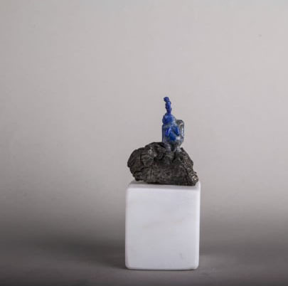 Bader Mahasneh, ‘The Blue Man’, 2020, Sculpture, Lapis Lazuli & Pyrate, Orient Gallery