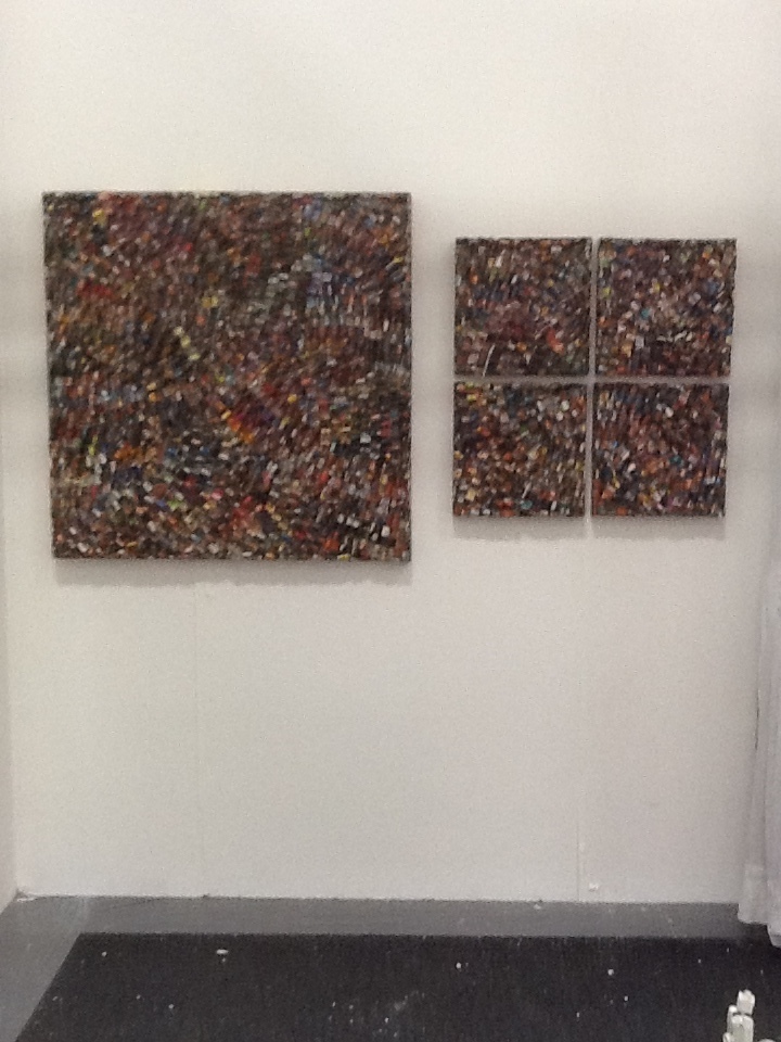 Comic Book Constructionist, Don Morris, on exhibit at Elisa Contemporary Art, Booth 115, Art on Paper fair. Comic Book Constructionist, Don Morris, on exhibit at Elisa Contemporary Art, Booth 115, Art on Paper fair.