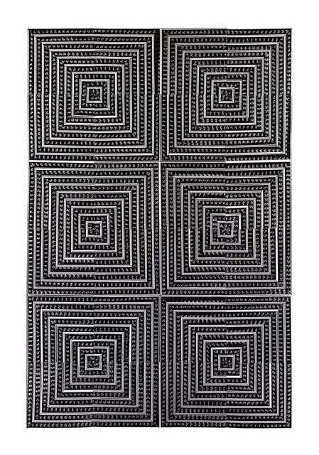 Sabrina Gschwandtner, ‘Cinema Sanctuary Study 2: Alice Guy-Blache’s 1897 Serpentine Dance By Mrs. Bob Walter’, 2019, Photography, 35 mm black and white film, polyester thread, Shoshana Wayne Gallery
