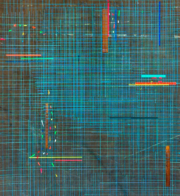 José Bechara, ‘Untitled’, 2018, Painting, Acrylic, copper and ferrous emulsion oxidation on used truck canvas, LURIXS: Arte Contemporânea