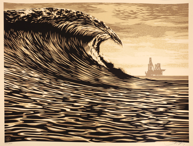 Shepard Fairey (OBEY), ‘This New Wave Is A Little Slick For My Taste’, 2014, Chiswick Auctions