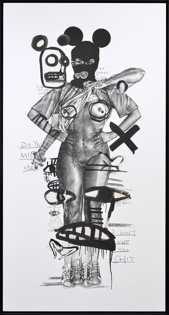MissMe, ‘The Goddess of Anger’, 2019, Mixed Media, Mixed media on panel, framed, Galerie C.O.A