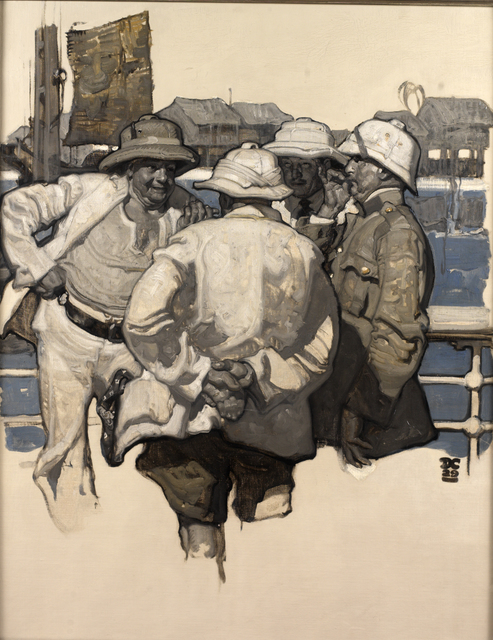 Dean Cornwell, ‘Cosmopolitan Story Illustration ’, 1930, Painting, Oil on Canvas, The Illustrated Gallery