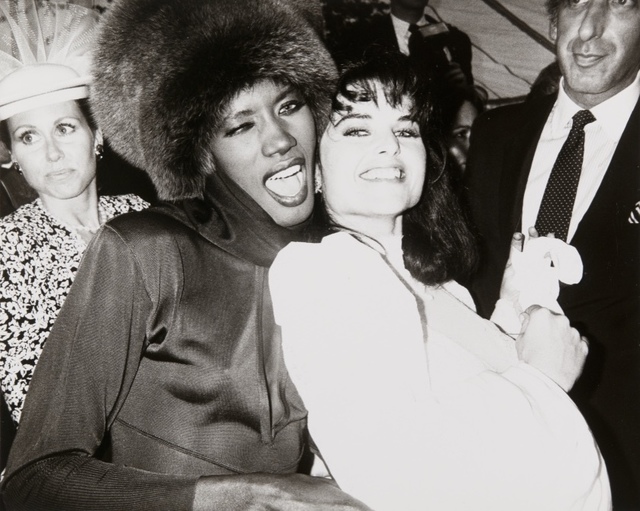 Andy Warhol, ‘Andy Warhol, Photograph of Grace Jones & Maria Shriver Schwarzenegger, 1986’, 1986, Hedges Projects