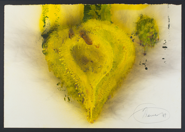 Otto Piene, ‘Untitled’, 1979, Painting, Oil, fire and smoke on cardboard, Galerie Krinzinger