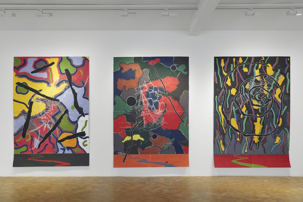 Installation view, Bill Woodrow, Fata Morgana, Crocker Land and the odd Superior Mirage, solo exhibition, Pippy Houldsworth Gallery, London (2017) Installation view, Bill Woodrow, Fata Morgana, Crocker Land and the odd Superior Mirage, solo exhibition, Pippy Houldsworth Gallery, London (2017)