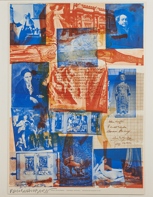 Robert Rauschenberg, ‘Centennial Certificate, The Metropolitan Museum of Art’, 1970, Rago