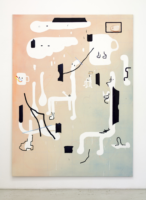 Roy Mordechay, ‘Two Spoons of Sugar’, 2018, Painting, Watercolor, pastel, acrylic and oil on canvas, Nir Altman Galerie