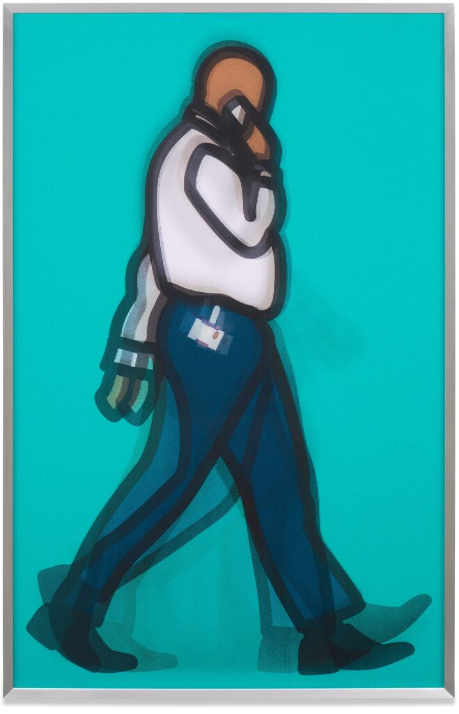 Julian Opie - Detective, from Walking in London 1 (C. 259)