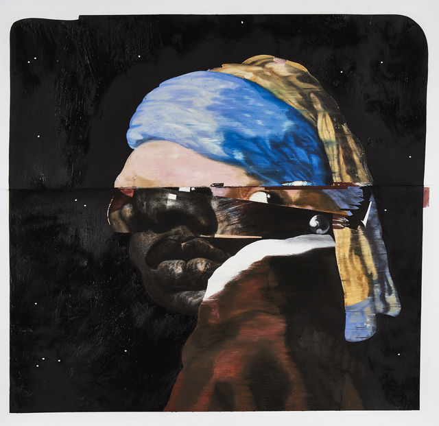 Nathaniel Mary Quinn, 'Erica with the Pearl Earring ,' 2015, Rhona Hoffman Gallery