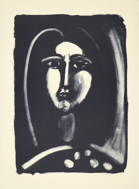Pablo Picasso, ‘Tête de femme’, 1948, Print, Lithograph, Galerie Boisseree