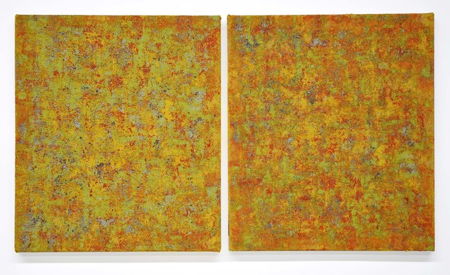 Rainer Gross, ‘Warren Twins ’, 2017-2018, Painting, Oil and pigments on canvas, Margaret Thatcher Projects